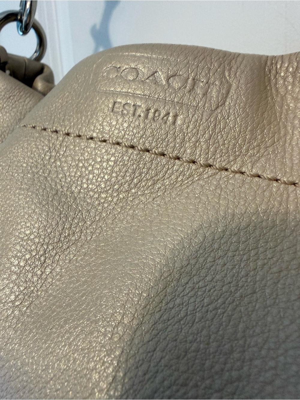 Coach Carly Leather Hobo Shoulder Bag Y2K - Picture 10 of 10